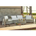Wow Loungeset | Wicker Vlechtwerk Teakhout | Artie Garden Tuinmeubelen 